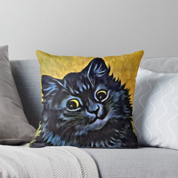 Item preview, BLACK CAT PORTRAIT - Louis Wain's Cats designed and sold by DigitalEffects.