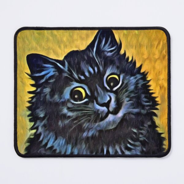 Item preview, BLACK CAT PORTRAIT - Louis Wain's Cats designed and sold by DigitalEffects.