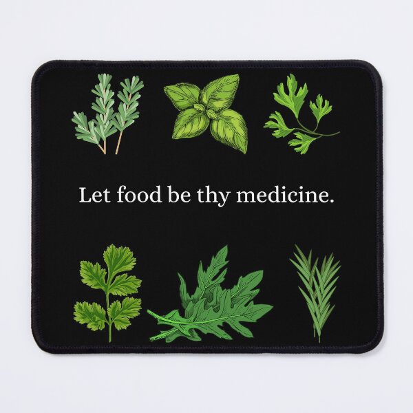 Item preview, Let Food Be Thy Medicine designed and sold by Rumrabbit82.
