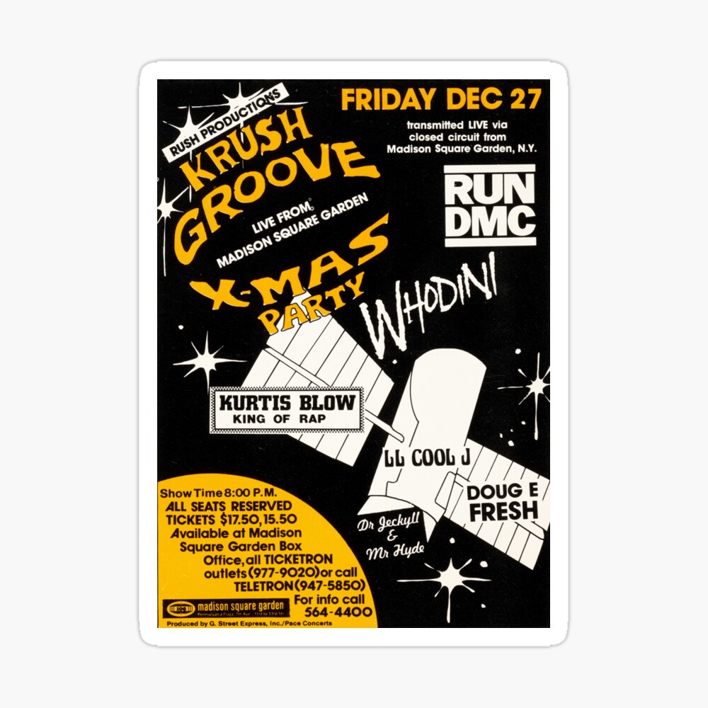 Vintage Hip Hop Concert Poster
