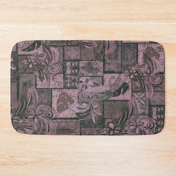 Item preview, Vintage Coffee Jungle Samoan Patchwork Tapa Artboard  designed and sold by sunnthreads.