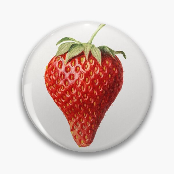 Item preview, vintage strawberry illustration designed and sold by earlgreylatte.