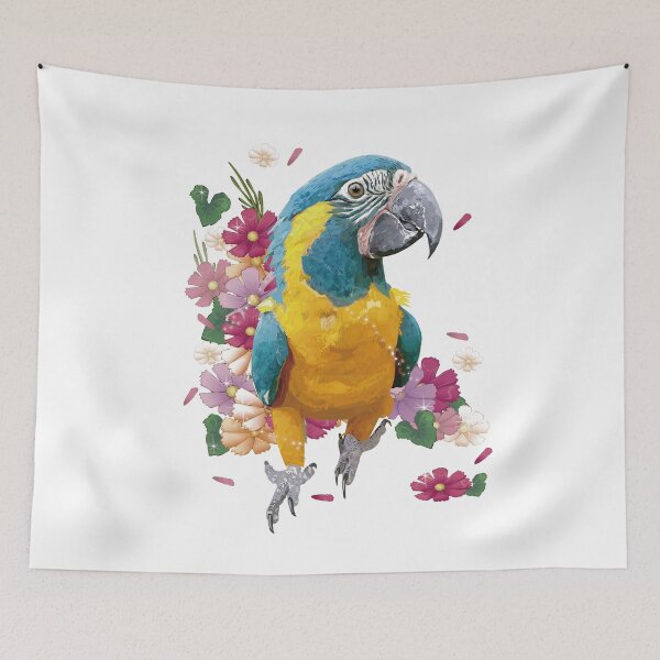 Item preview, bluebeard macaw designed and sold by obscurite.