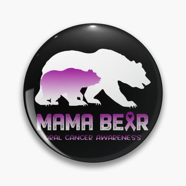 Item preview, Oral Cancer Awareness Mama Bear Support Oral Cancer designed and sold by Victormoratalla.