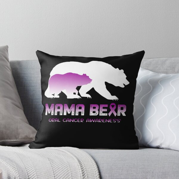 Item preview, Oral Cancer Awareness Mama Bear Support Oral Cancer designed and sold by Victormoratalla.