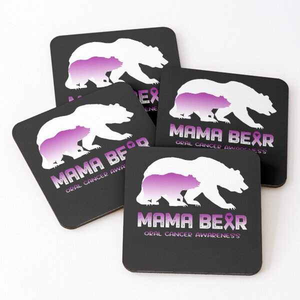 Item preview, Oral Cancer Awareness Mama Bear Support Oral Cancer designed and sold by Victormoratalla.