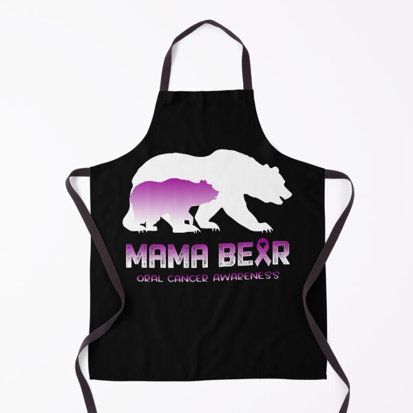 Item preview, Oral Cancer Awareness Mama Bear Support Oral Cancer designed and sold by Victormoratalla.