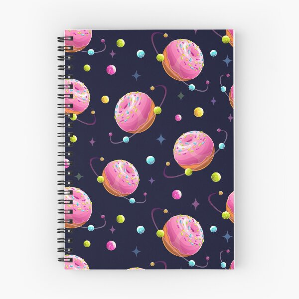 Item preview, Space Donuts Planets Pattern, Black Background, Donut, Pattern designed and sold by graphic-genie.