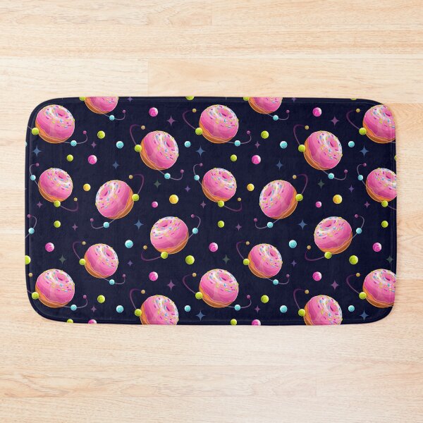 Item preview, Space Donuts Planets Pattern, Black Background, Donut, Pattern designed and sold by graphic-genie.