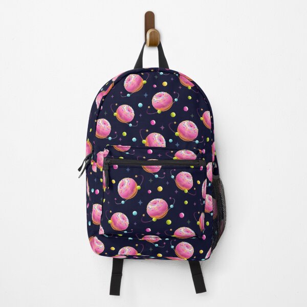 Item preview, Space Donuts Planets Pattern, Black Background, Donut, Pattern designed and sold by graphic-genie.