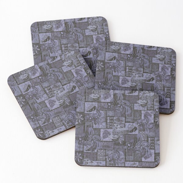 Item preview, VIntage Midnight Blue Samoan Patchwork Tapa Artboard designed and sold by sunnthreads.