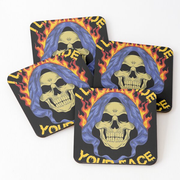 Item preview, Inside Your Face Skeleton Scary Halloween designed and sold by Nguyenvanhai.