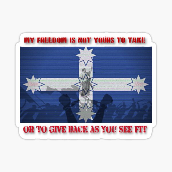 Item preview, Born Free Australia Eureka Flag Rebellion Wear designed and sold by InStockShop.