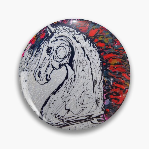 Item preview, Abstract Horse Number 3 Jackson Pollock Inspiration by OLena Art designed and sold by Rocky Mountain Artistry.