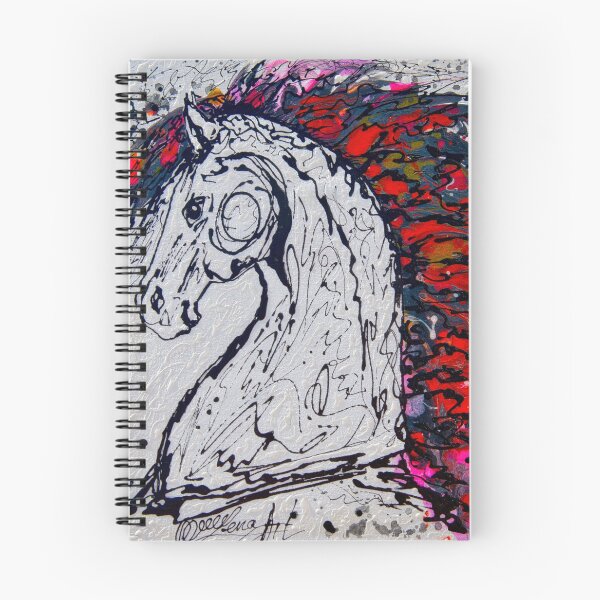 Item preview, Abstract Horse Number 3 Jackson Pollock Inspiration by OLena Art designed and sold by Rocky Mountain Artistry.