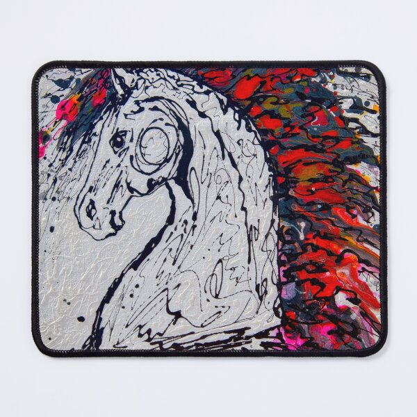 Item preview, Abstract Horse Number 3 Jackson Pollock Inspiration by OLena Art designed and sold by Rocky Mountain Artistry.