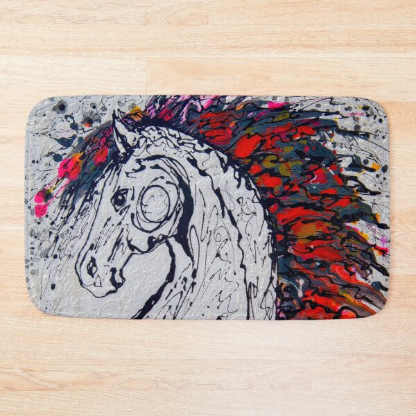 Item preview, Abstract Horse Number 3 Jackson Pollock Inspiration by OLena Art designed and sold by Rocky Mountain Artistry.