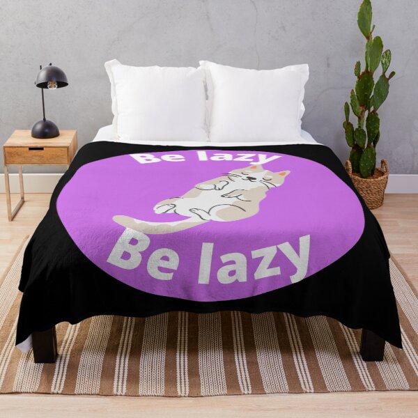 Item preview, Be Lazy Purple designed and sold by rachelchanel21.
