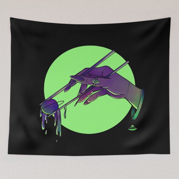 Item preview, Neon Alien Goddess - Neptune in Chopsticks designed and sold by MiaDelelai.