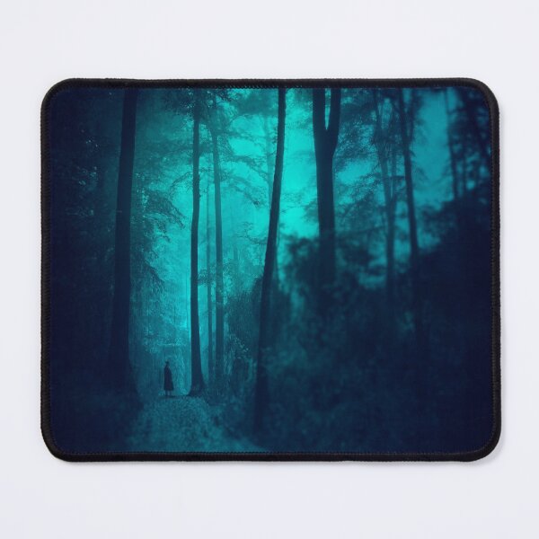 Item preview, Light in a CYAN Forest designed and sold by Dyrk Wyst Redbubble Shop.