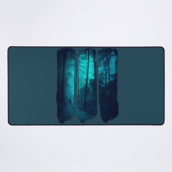 Item preview, Light in a CYAN Forest designed and sold by Dyrk Wyst Redbubble Shop.