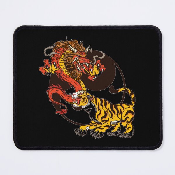 Item preview, Dragon-and Tiger-Yin-Yang T-Shirt Design| Perfect Gift|dragon tattoo designed and sold by carorowen.