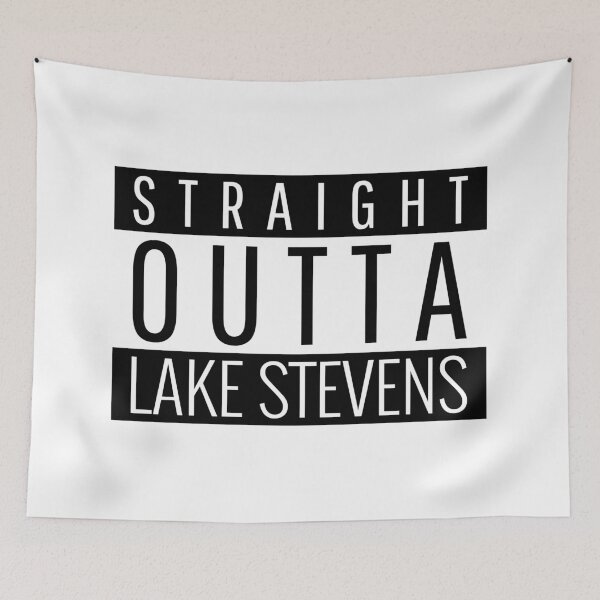 Item preview, Straight Outta Lake Stevens Washington  designed and sold by Teelogic.