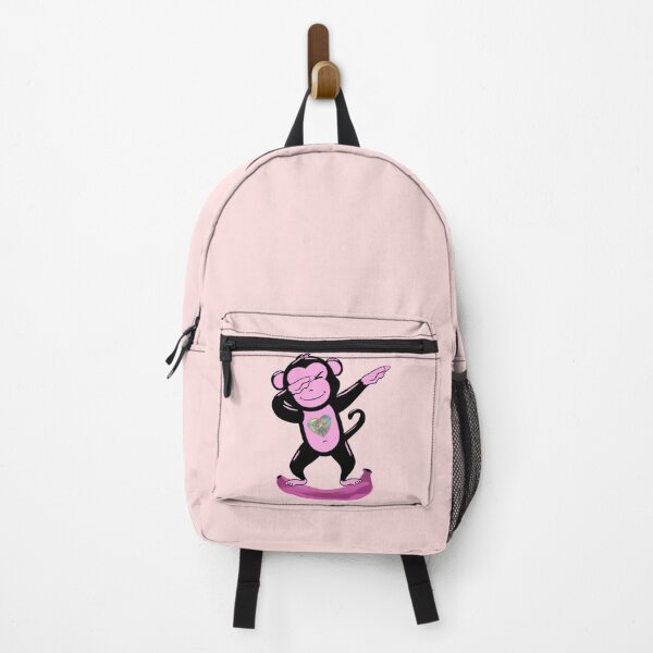 Item preview, Cute pink monkey dabbing designed and sold by Astralia.