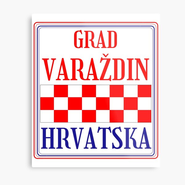 Croatian City of Varazdin Metal Print