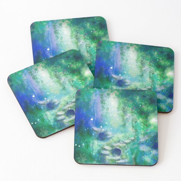 Item preview, Wanderlust Fantasy Forest - Stepping Stones Illustration designed and sold by MiaDelelai.