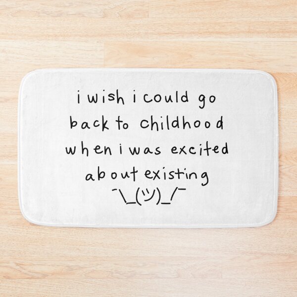 Item preview, Childhood Excitement funny joke about nostalgia designed and sold by H-H-M.
