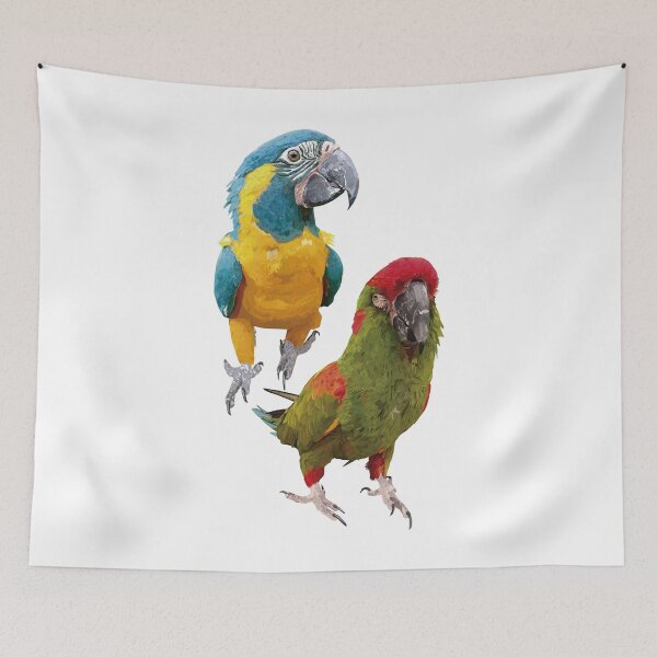 Item preview, Red-fronted Macaw and Blue-throated Macaw designed and sold by obscurite.