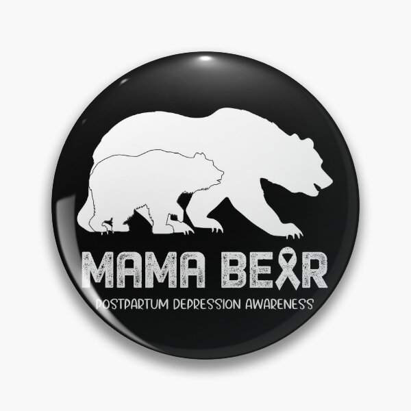 Item preview, Postpartum Depression Awareness Mama Bear Support Postpartum Depression designed and sold by Victormoratalla.