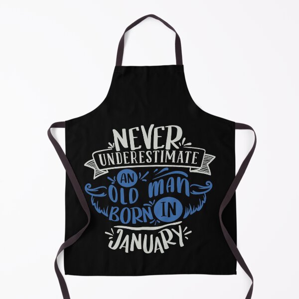 Item preview, Never Underestimate An Old Man Born In January designed and sold by FOX1999-Design.