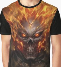 Skeleton Ghost Graphic T-Shirt