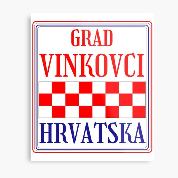 Croatian City of Vinkovci Metal Print