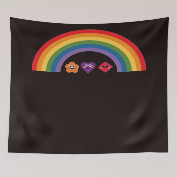 Item preview, Colourful rainbow with emojis designed and sold by Shamikh1w3.