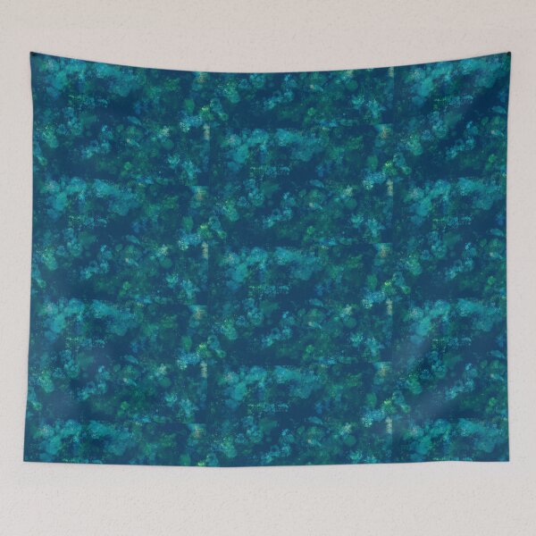 Item preview, Earthy Green and Teal Pattern for Herbologists, Gardeners, and Nature Lovers designed and sold by MiaDelelai.