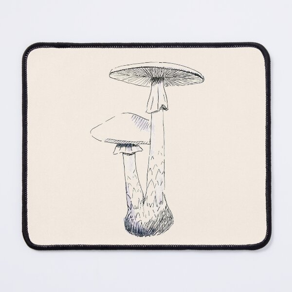 Item preview, Destroying Angel mushroom designed and sold by Nicole Procter.