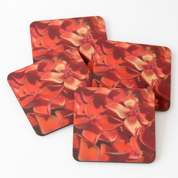 Item preview, Red Jungle Geranium Flowers designed and sold by Sinemathk.