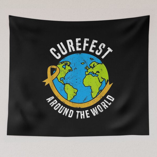 Item preview, CureFest Around the World Globe Design designed and sold by TolaMarciniak.
