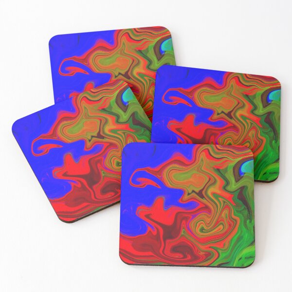 Item preview, Abstract RGB Watermarble Design designed and sold by Zeons-Art.