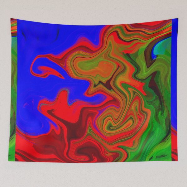 Item preview, Abstract RGB Watermarble Design designed and sold by Zeons-Art.