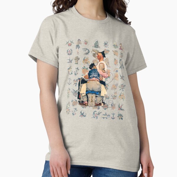 Vista previa del artículo con la obra «ARTISTA DEL TATUAJE de Rockwell | variante ampliada», diseñado y vendido por TonyAra.