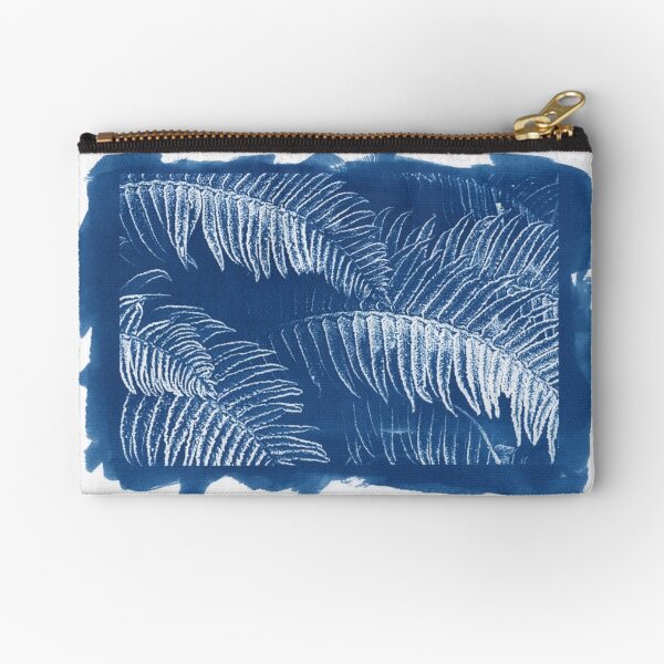 Frosty Ferns Zipper Pouch