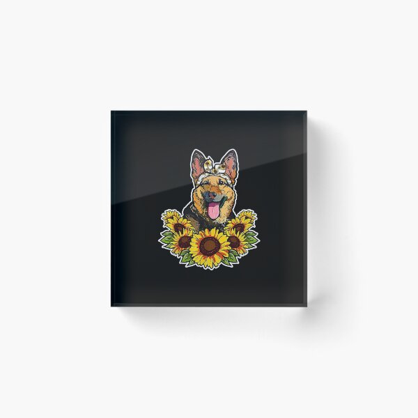 Item preview, Dog Animal Sunflower designed and sold by Chiquitamcghee.