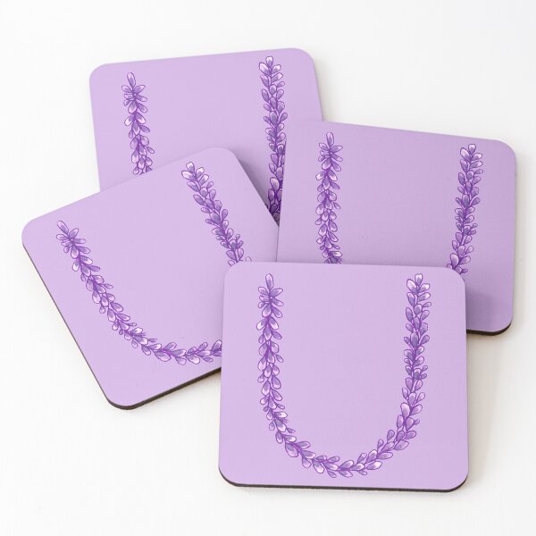 Item preview, Lavender Letter U Hand Drawn in Watercolor and Ink designed and sold by EndlessDoodles.
