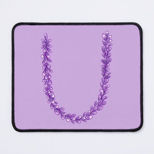 Item preview, Lavender Letter U Hand Drawn in Watercolor and Ink designed and sold by EndlessDoodles.