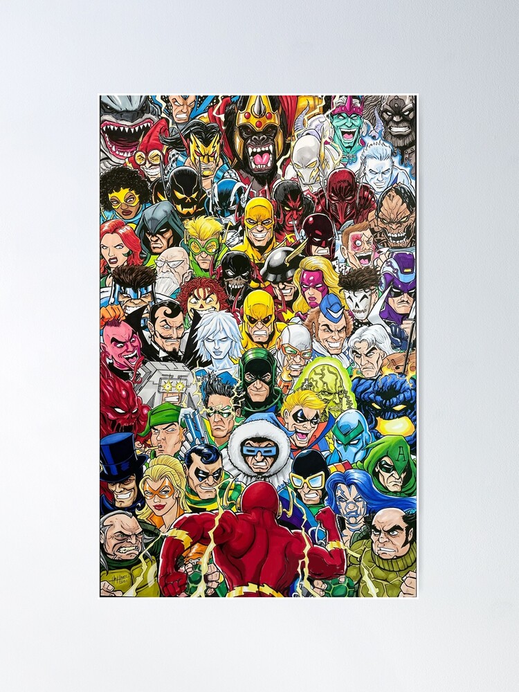 Flash Rogues Gallery 11x17 Fine Art Print 