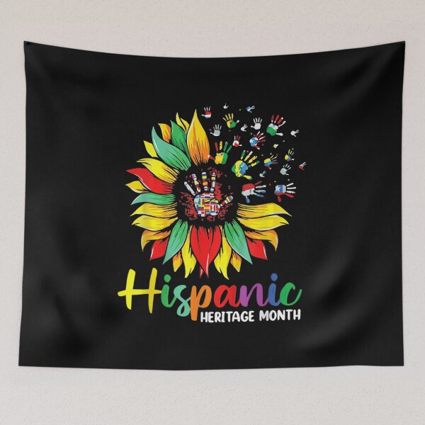 Item preview, Hispanic Heritage Month Woman Latino Countries Flag designed and sold by TolaMarciniak.